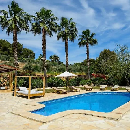 Can Sonrisa - Peaceful And Private With Sea-view And Sport Courts Santa Eulària des Riu